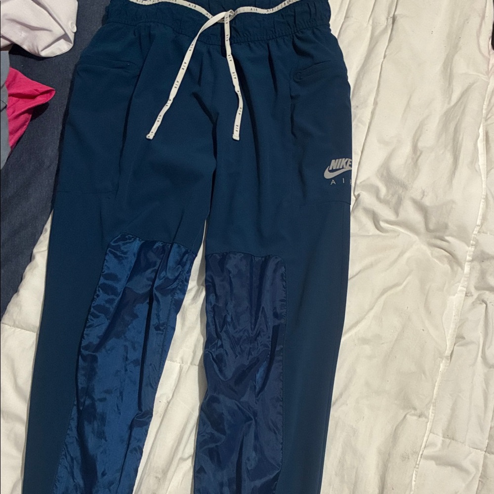 Nike  Air Women's  S Navy Joggers with White Accents